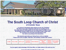 Tablet Screenshot of crockettchurch.org